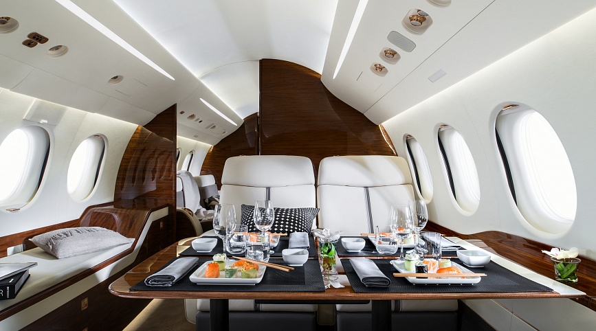 cabina Dassault Falcon 7X